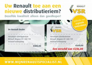 Distributieriem met voordeel